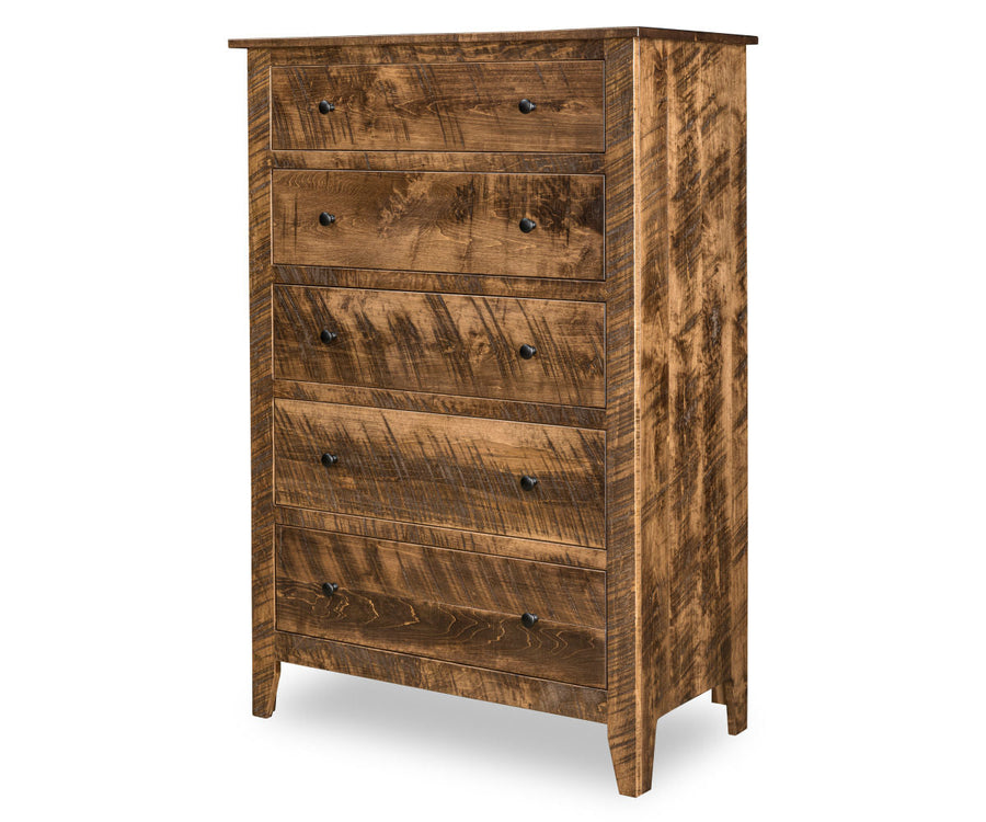 Livingston Amish 5-Darwer Tall Chest