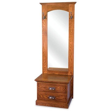 Elena Amish Hall Tree - Foothills Amish Furniture