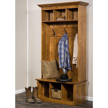 Glenwood Amish Hall Seat - Foothills Amish Furniture