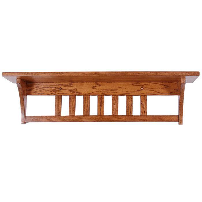 Amish Solid Wood Mission Shelf - Foothills Amish Furniture