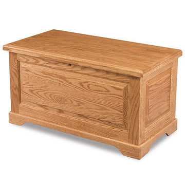 Raised Panel Amish Cedar Chest - Foothills Amish Furniture