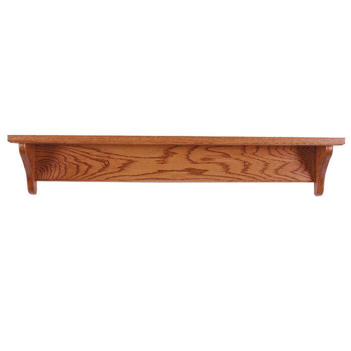 Amish Solid Wood Straight Shelf - Foothills Amish Furniture