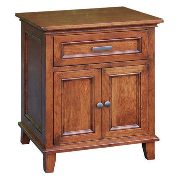 Duchess 1-Drawer 2-Door Amish Nightstand - Foothills Amish Furniture