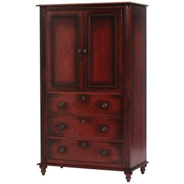 Fur Elise Amish Solid Wood Armoire - Foothills Amish Furniture