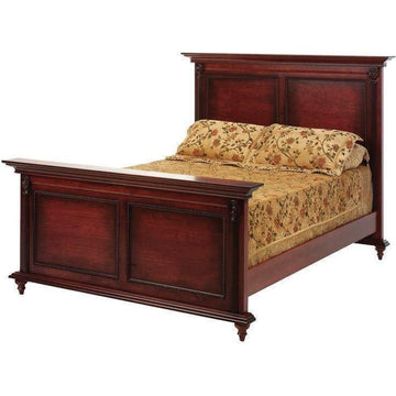 Fur Elise Amish Panel Bed - Foothills Amish Furniture