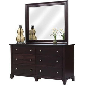 Greenwich Amish Dresser with Mirror - Foothills Amish Furniture