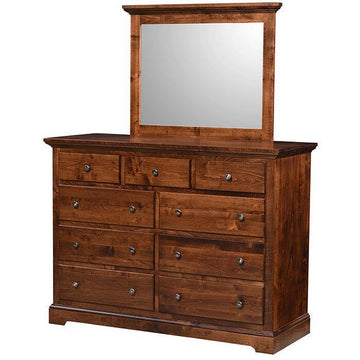 Latrobe Amish Dresser and Mirror - Foothills Amish Furniture