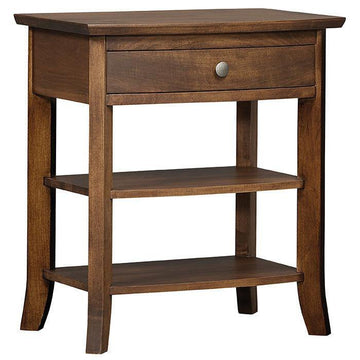 Laurel Amish Open Nightstand - Foothills Amish Furniture