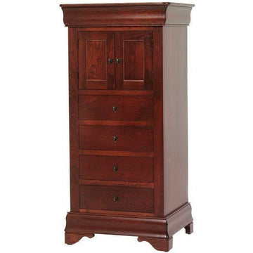 Louis Phillipe Amish Storage Tower - Foothills Amish Furniture