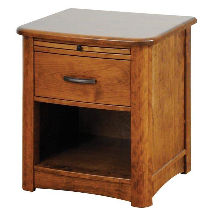 Meridian 1-Drawer Amish Nightstand - Foothills Amish Furniture