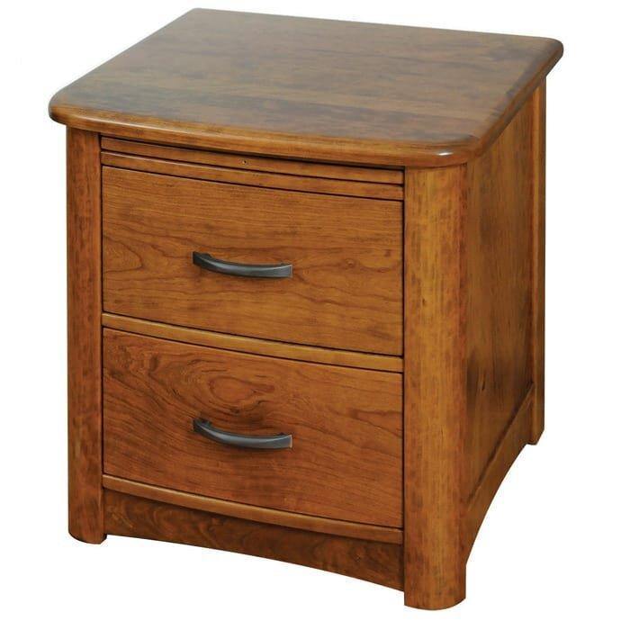 Meridian 2-Drawer Amish Nightstand - Foothills Amish Furniture