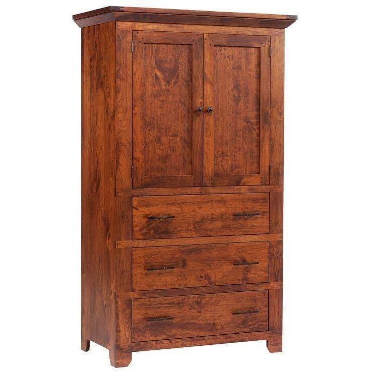 Redmond Wellington Amish Armoire - Foothills Amish Furniture