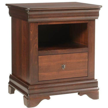 Versailles Amish 1-Drawer Nightstand - Foothills Amish Furniture