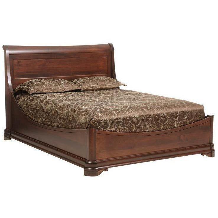 Versailles Amish Euro Bed - Foothills Amish Furniture