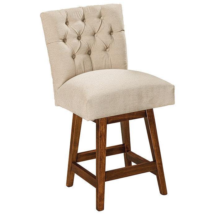 Alana Amish Barstool - Foothills Amish Furniture