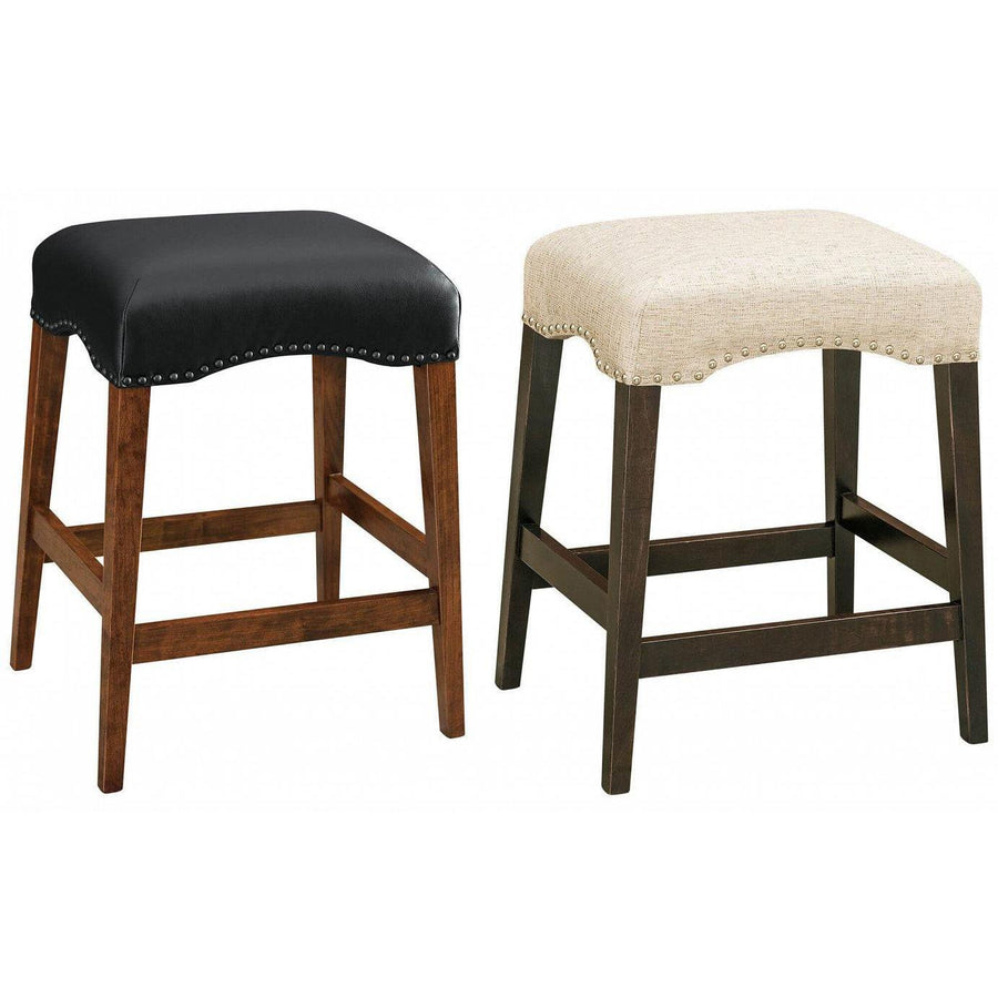 Allerton Stationary Amish Barstool - Foothills Amish Furniture