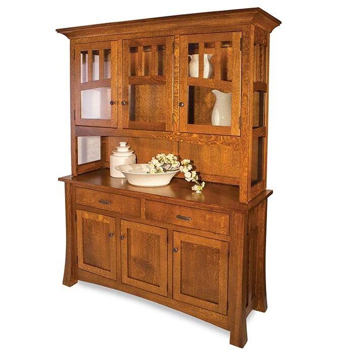 Arlington Solid Wood Amish Hutch - Foothills Amish Furniture