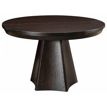 Brogan Round Amish Dining Table - Foothills Amish Furniture