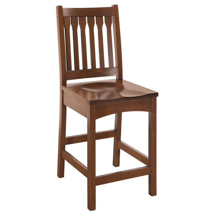 Buchanan Amish Barstool - Foothills Amish Furniture