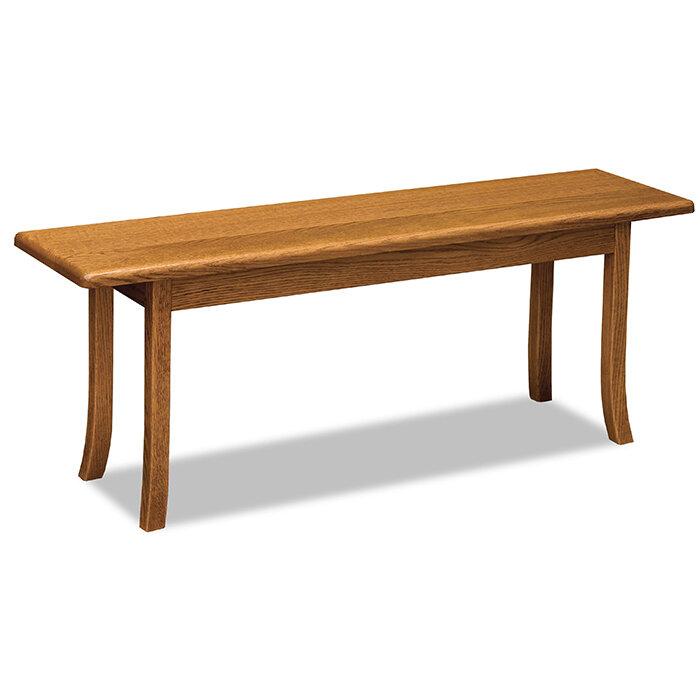 Carlisle Amish Trestle Bench - Foothills Amish Furniture