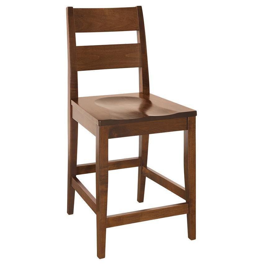 Carson Amish Barstool - Foothills Amish Furniture