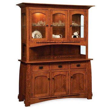 Colebrook Amish Hutch - Foothills Amish Furniture