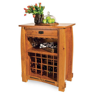 Colebrook Amish Wine Cabinet - Foothills Amish Furniture