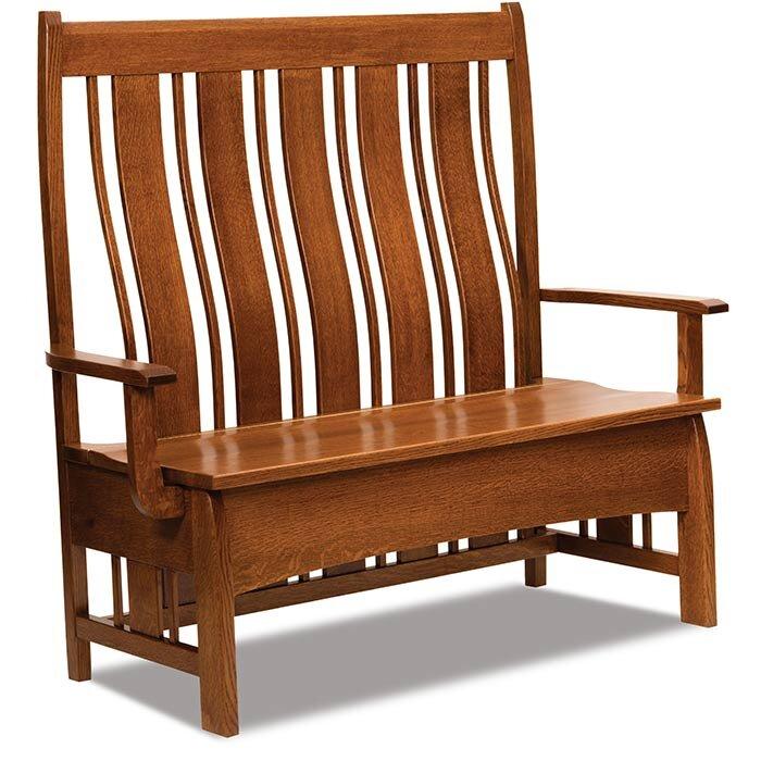 Cranbrook Amish Bench - Foothills Amish Furniture