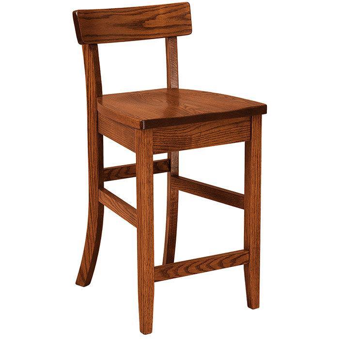 Eddison Amish Barstool - Foothills Amish Furniture