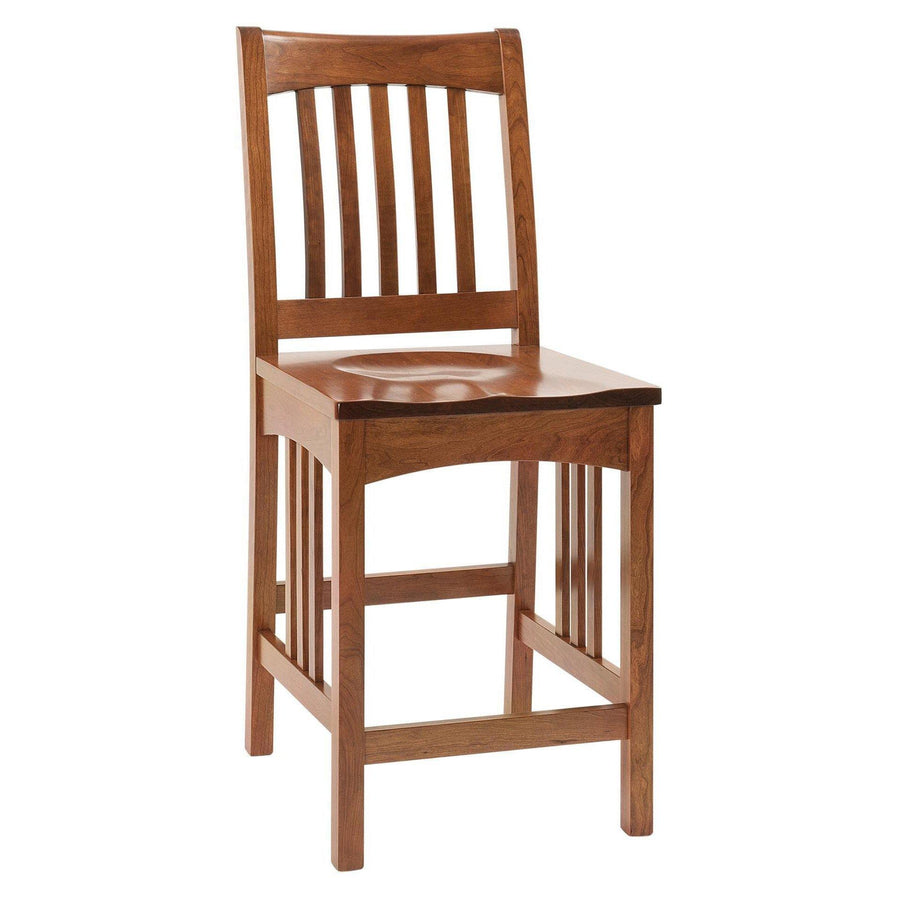 Elridge Amish Barstool - Foothills Amish Furniture