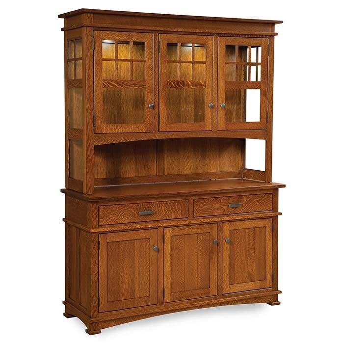 Ethan Amish Hutch - Foothills Amish Furniture