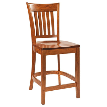 Harper Amish Barstool - Foothills Amish Furniture