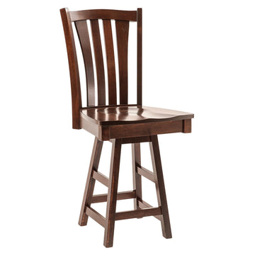 Harris Swivel Amish Barstool - Foothills Amish Furniture