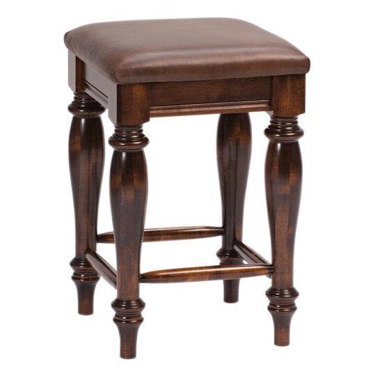 Harvest Backless Amish Barstool - Foothills Amish Furniture