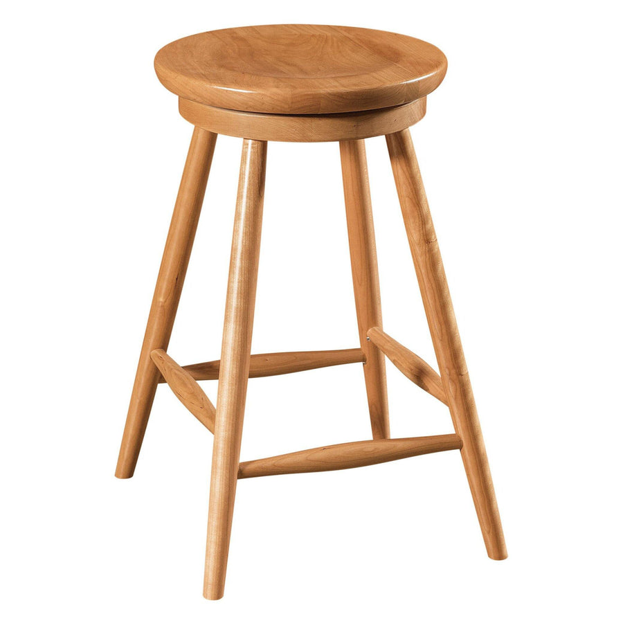 Haskin Swivel Amish Barstool - Foothills Amish Furniture