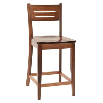 Jansen Contemporary Amish Barstool - Foothills Amish Furniture