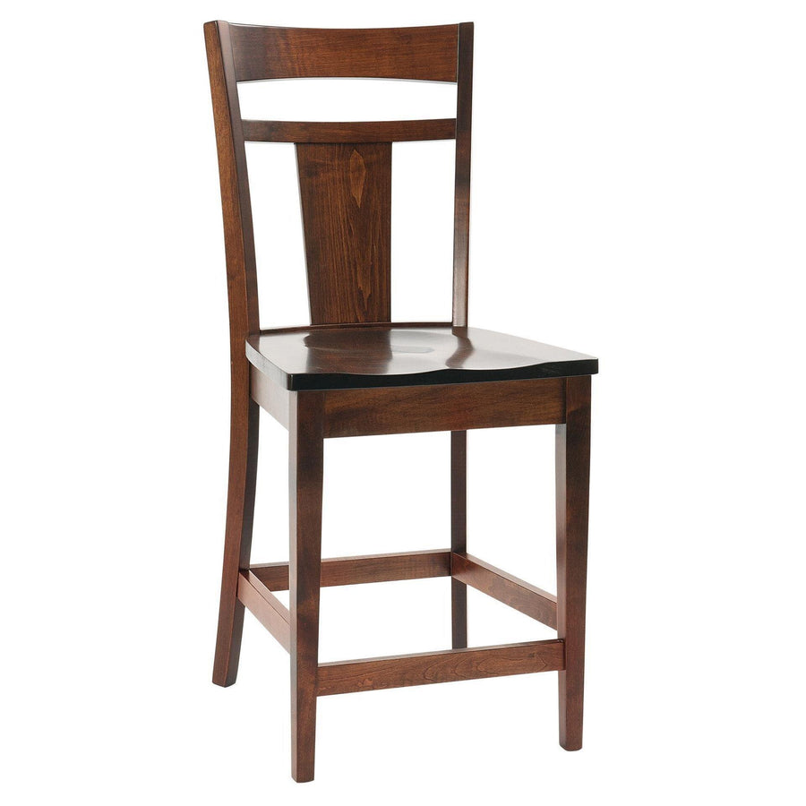 Livingston Contemporary Amish Barstool - Foothills Amish Furniture