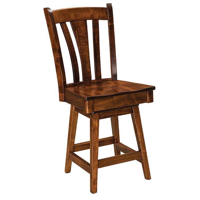 Meridan Amish Barstool - Foothills Amish Furniture