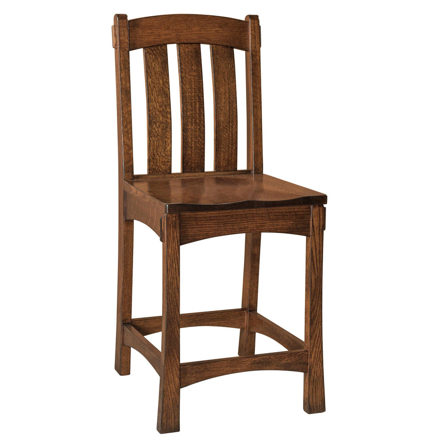 Modesto Mission Amish Barstool - Foothills Amish Furniture