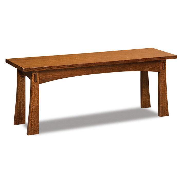 Modesto Amish Trestle Bench - Foothills Amish Furniture