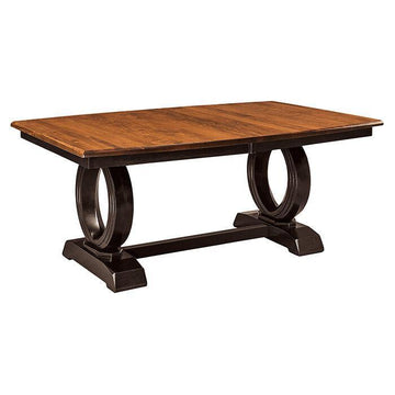 Saratoga Amish Trestle Table - Foothills Amish Furniture