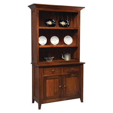 Settlers Ridge 2-Door Amish Hutch - Foothills Amish Furniture