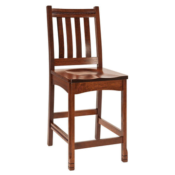 West Lake Mission Amish Barstool - Foothills Amish Furniture