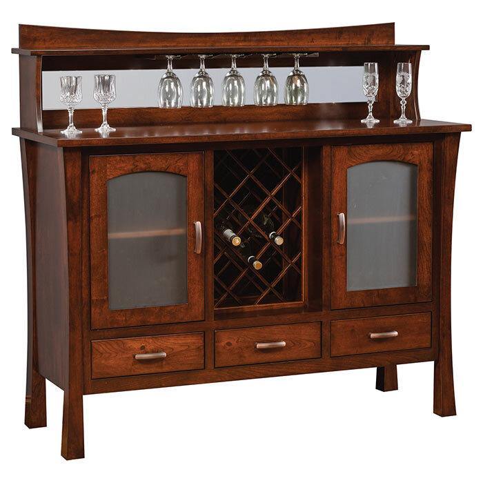 Woodbury Amish Wine Buffet - Foothills Amish Furniture