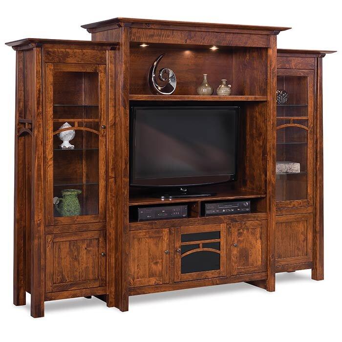 Artesa Amish 3-Piece Entertainment Center - Foothills Amish Furniture