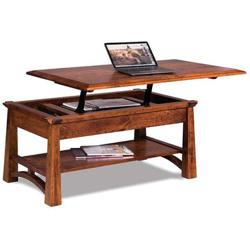 Artesa Lift Amish Coffee Table - Foothills Amish Furniture