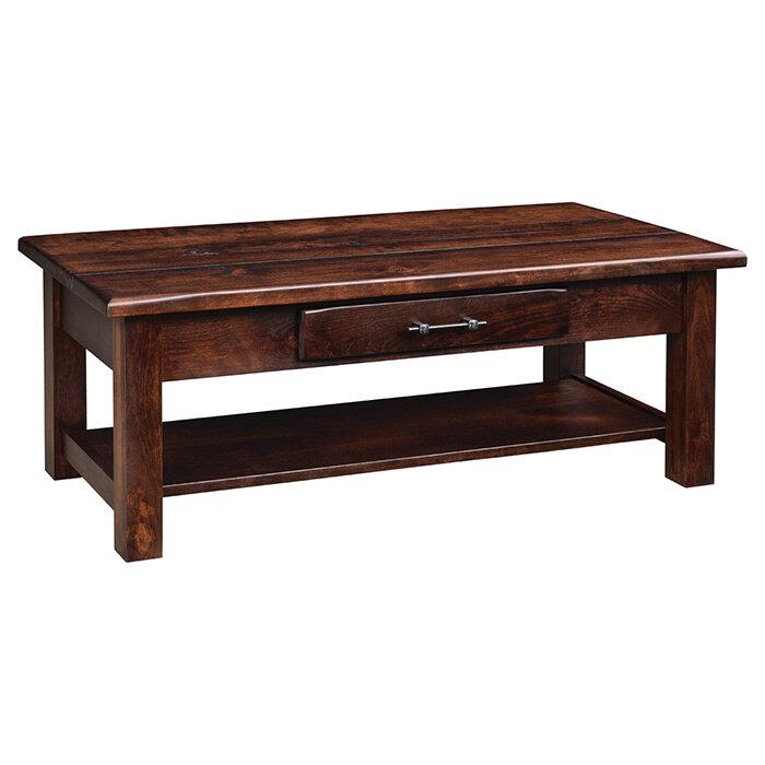 Barn Floor Amish Coffee Table - Foothills Amish Furniture