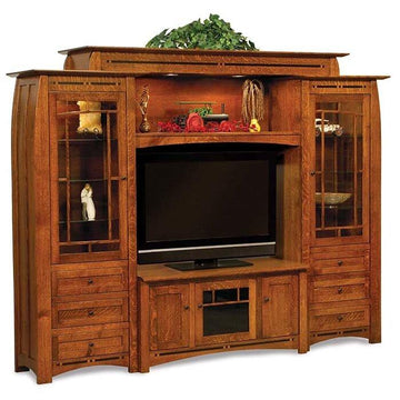 Boulder Creek Amish Entertainment Center - Foothills Amish Furniture