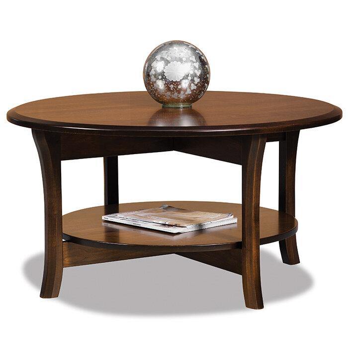 Ensenada Amish Round Coffee Table - Foothills Amish Furniture