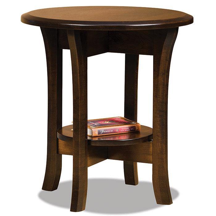 Ensenada Amish Round End Table - Foothills Amish Furniture